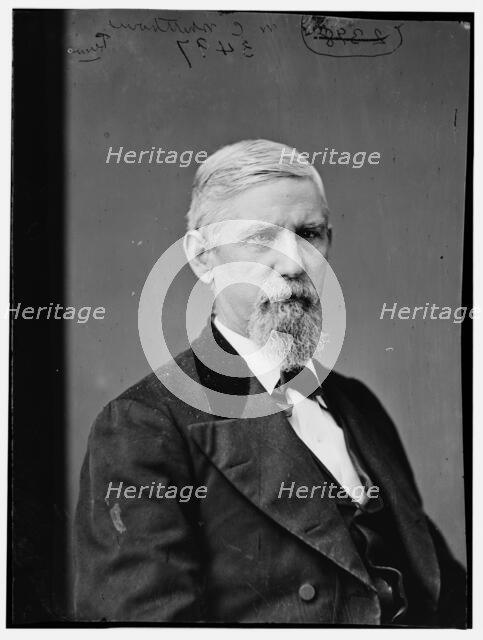 Washington Curran Whitthorne of Tennessee, between 1870 and 1880. Creator: Unknown.