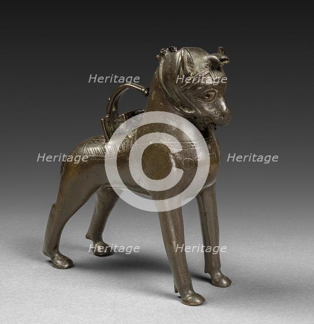 Aquamanile: Saddled Horse, c. 1300. Creator: Unknown.