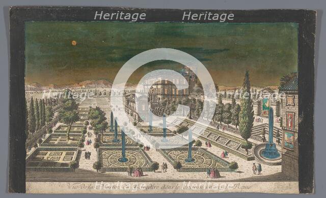 View of the Giardini Vaticani in Vatican City, 1700-1799. Creator: Anon.