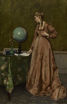 News from Afar, mid 1860s. Creator: Alfred Stevens.