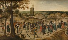 A Wedding Procession, 1630. Creator: Pieter Brueghel the Younger.