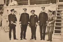 King George V visiting the fleet, November 1917 (1935). Artist: Unknown.