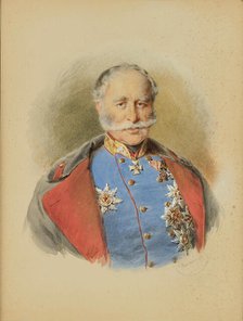 Portrait of Franz Graf von Wimpffen (1797-1870), 1870. Creator: Kriehuber, Josef (1800-1876).