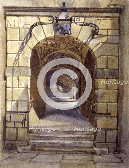 Lincoln's Inn Chapel, London, 1881. Artist: John Crowther