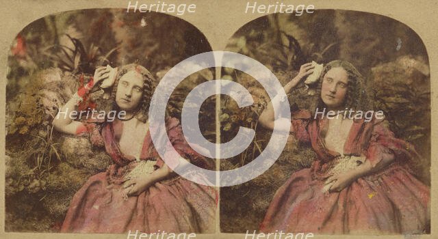 Sea Side Reverie, about 1865. Creator: London Stereoscopic & Photographic Co.