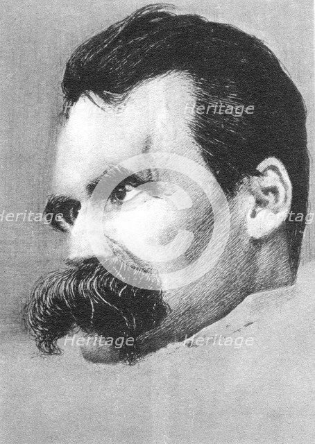 Friedrich Wilhelm Nietzsche, German philospher and writer. Artist: Unknown