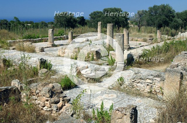 Ruins of the Basilica of Ayia Trias, Famagusta, North Cyprus.
