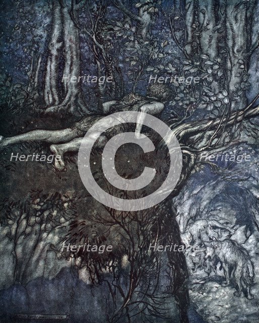 'And there I learnt what love was like', 1924.  Artist: Arthur Rackham