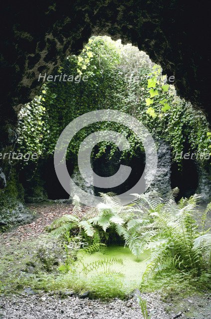 A grotto at Dalton Young premises, Tower Lane, Warmley, Avon. Artist: JO Davies