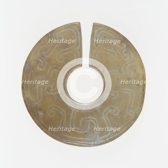 Slit Ring (jue), Eastern Zhou period, 8th/7th century B.C. Creator: Unknown.