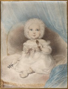 Portrait of a child with a Lorgnette.