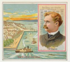 F.W. Dawson, The Charleston News and Courier, from the American Editors series (N35) for A..., 1887. Creator: Allen & Ginter.