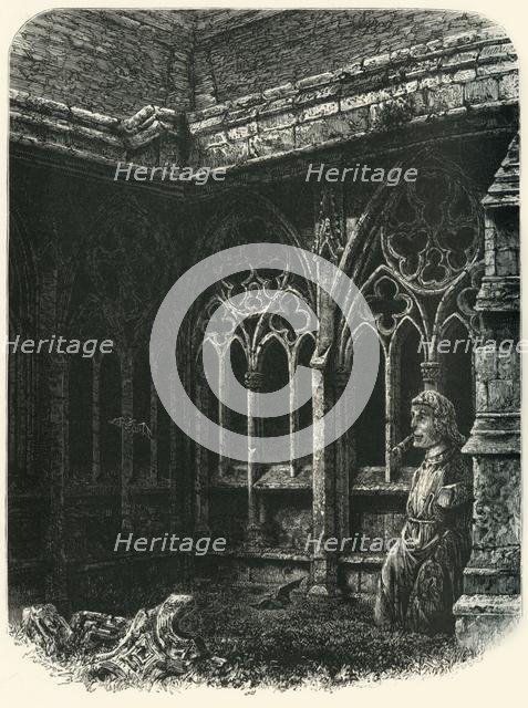 'The Cloisters, Lincoln', c1870.