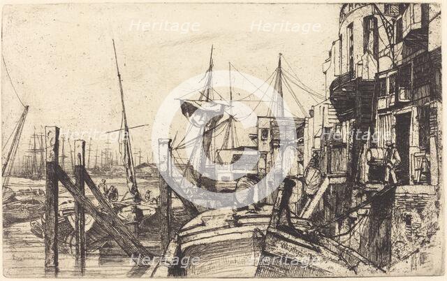 Limehouse, 1859. Creator: James Abbott McNeill Whistler.