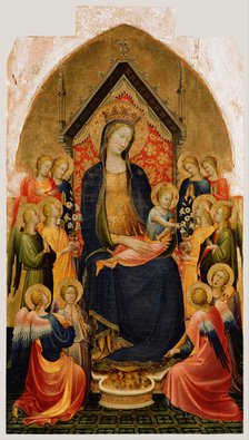 Madonna and Child with Musical Angels, c.1410. Artist: Starnina, Gherardo (c. 1364-1413)