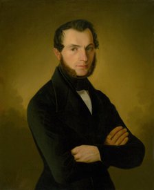 Portrait of A. Jupp, a citizen of Podebrady, 1845. Creator: Jozef Bozetech Klemens.