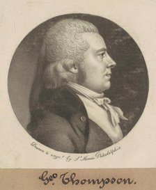 George Thompson, 1799. Creator: Charles Balthazar Julien Févret de Saint-Mémin.