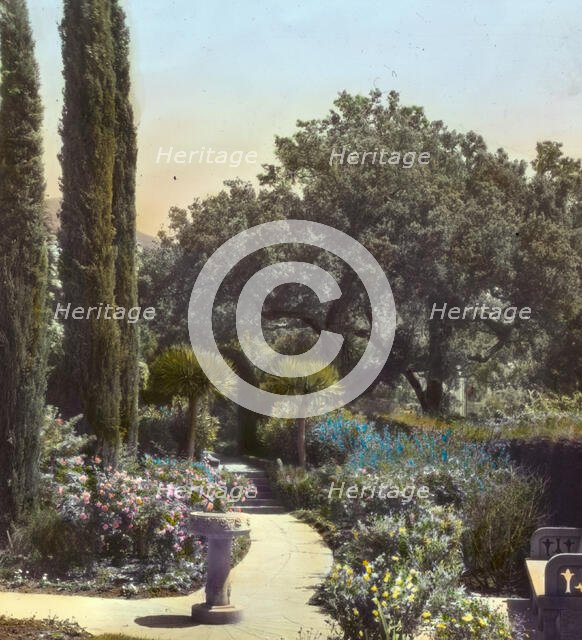 "Piranhurst," Henry Ernest Bothin house, 371 Cold Spring Road, Montecito, California, 1917. Creator: Frances Benjamin Johnston.