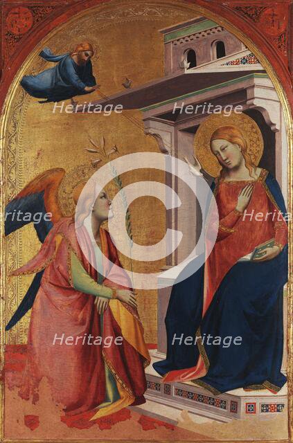 The Annunciation, 1345-1350. Creator: Gaddi, Taddeo (ca 1290-1366).