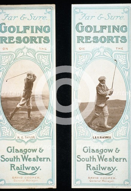 Bookmarks issued by the Glasgow & South Western Railway, c1900. Artist: Unknown