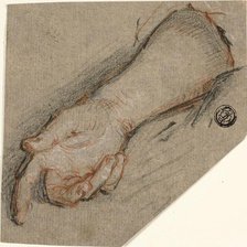Back of Hand and Forearm, n.d. Creator: Antoine Coypel.