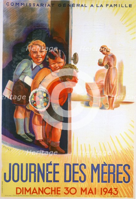 'Mother's Day, Sunday 30th May 1943', 1943.  Artist: Phili