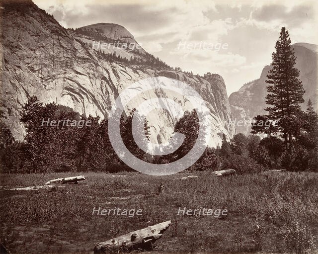 North Dome, 3,725 feet, Yosemite, ca. 1872, printed ca. 1876. Creator: Attributed to Carleton E. Watkins.
