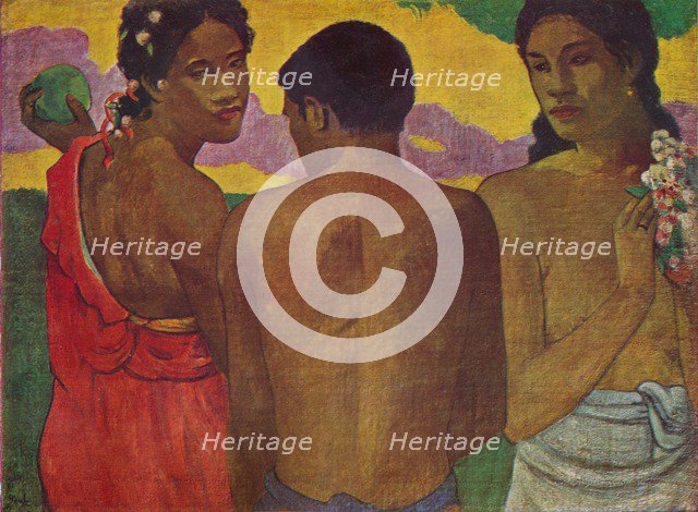 'The Three Tahitians', 1899. Artist: Paul Gauguin.