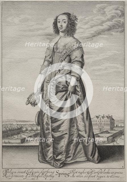 The Seasons: Spring, 1643-1644. Creator: Wenceslaus Hollar (Bohemian, 1607-1677).