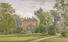 Garden front of Wandsworth Manor House, St John's Hill, Wandsworth, London, 1887. Artist: John Crowther