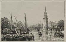 Tour de Montelban, Amsterdam, 1884. Creator: Maxime Lalanne (French, 1827-1886).