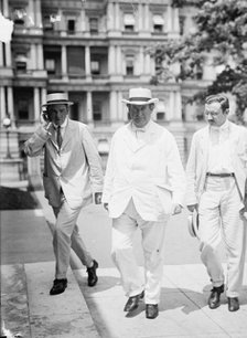 William Jennings Bryan, Rep. from Nebraska, with Pedro Rafael Cuadra, 1914.  Creator: Harris & Ewing.