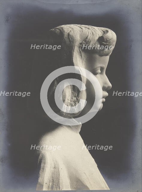 Portrait of a boy, "grandson?" , 1925-1935. Creator: Unknown.