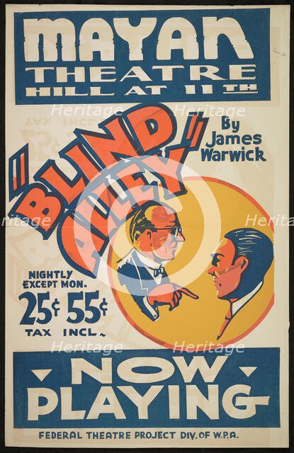 Blind Alley, Los Angeles, 1937. Creator: Unknown.