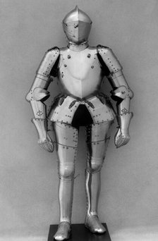 Jousting armour, German, Augsburg, ca. 1580. Creator: Anton Peffenhauser.