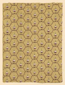 Panel (Dress Fabric), France, 1775/80. Creator: Unknown.