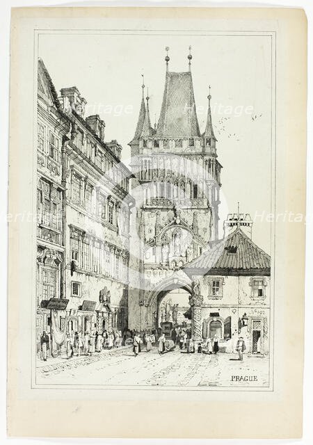 Prague, 1833. Creator: Samuel Prout.