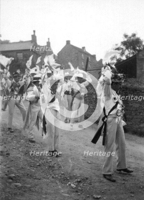 Winster Morris Dancers, Derbyshire, 1908. Artist: Unknown