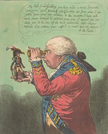 The King of Brobdingnag and Gulliver.-Vide. Swift's Gulliver: Voyage to Brobdingn..., June 26, 1803. Creator: James Gillray.