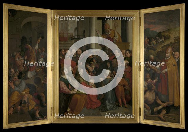 Altarpiece of the Guild of the Smiths, 1588. Creator: Ambrosius Francken I.