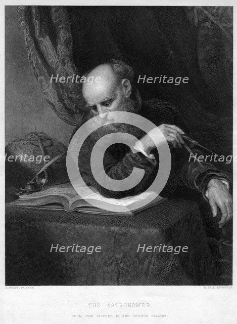 'The Astronomer', 19th century.Artist: R Bell