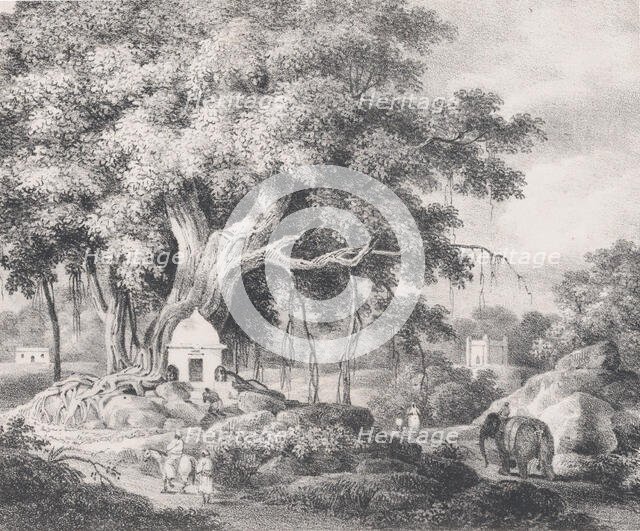 View in Behar, in an Anglo-Indian Album associated with Sir Charles D'Oyly, ca. 1828. Creator: Sir Charles D'Oyly.