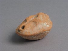 Oil Lamp, Coptic, 4th-7th century. Creator: Unknown.