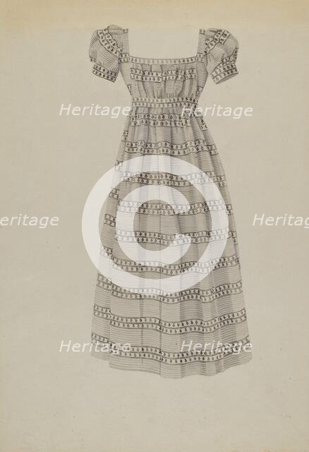 Child's Dress, c. 1939. Creator: Florence Grant Brown.