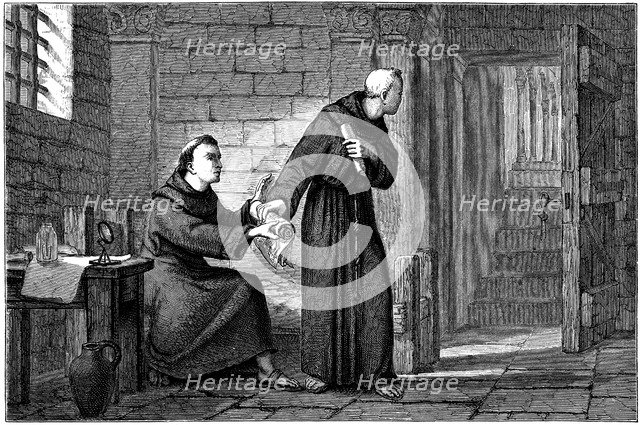 Roger Bacon, English experimental scientist, philosopher and Franciscan friar. Artist: Unknown