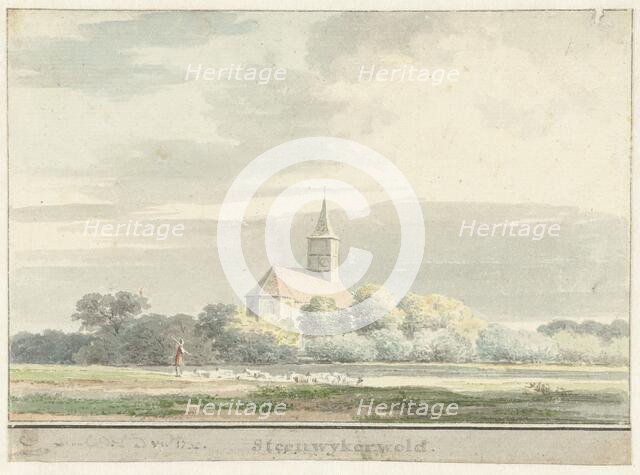 View of Steenwijkerwold, 1732. Creator: Cornelis Pronk.