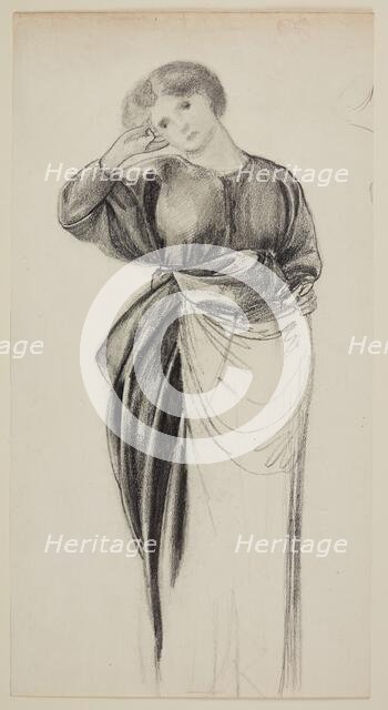 Cinderella - Study, 1862. Creator: Sir Edward Coley Burne-Jones.