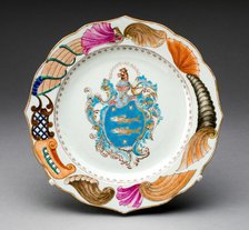 Plate, Jingdezhen, c. 1723/40. Creator: Jingdezhen Porcelain.