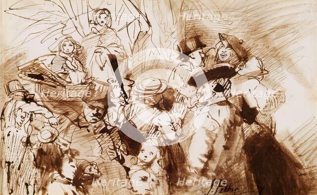 Character Sketch. Creator: John Pettie.