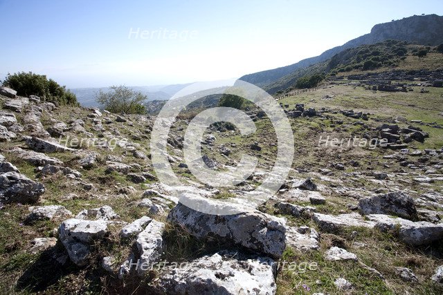The bouleuterion at Kassope, Greece. Artist: Samuel Magal